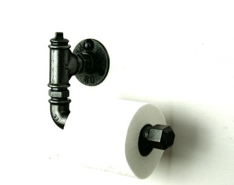 Dispenser toilet cast iron industrial style plumbing pipes