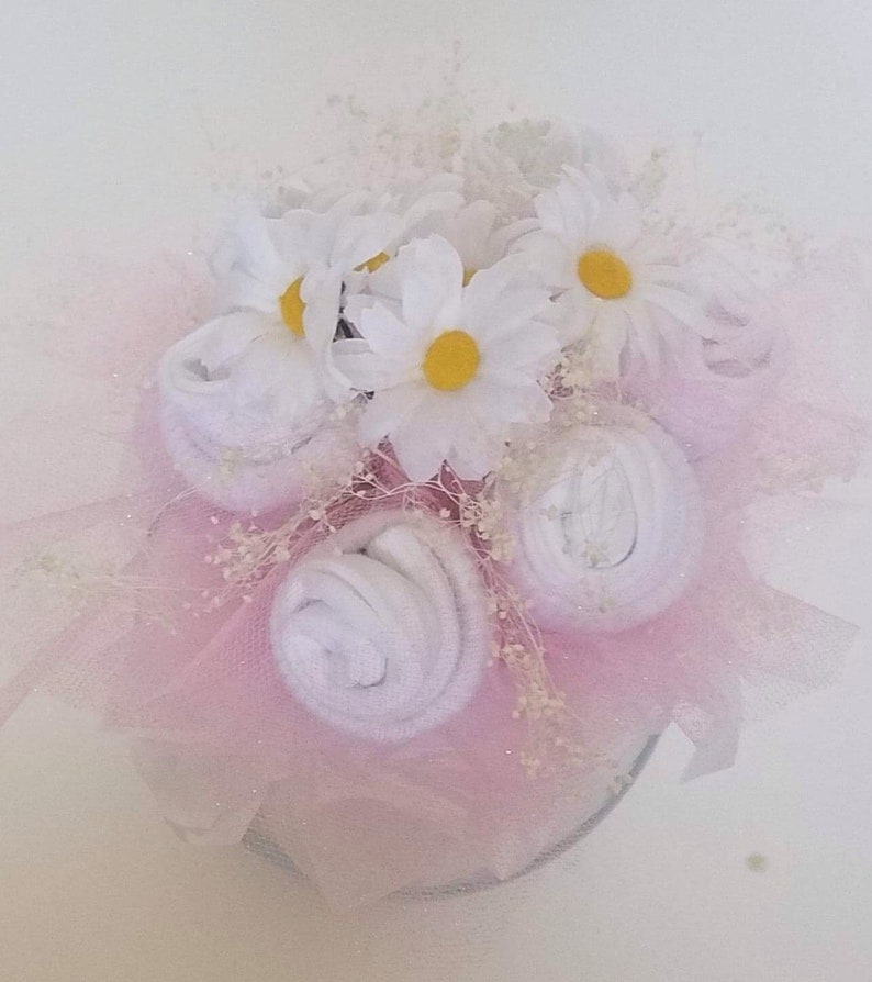 Baby Socks Bouquet Baby Shower Centerpiece Baby Shower Etsy