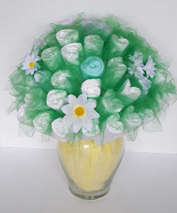 baby diaper bouquet