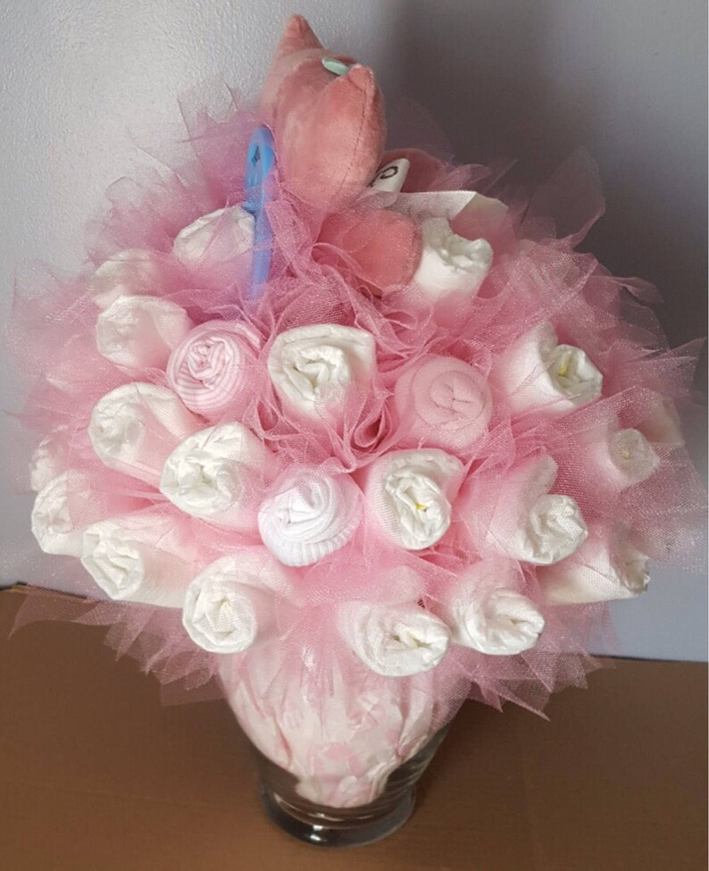 new mom gift baby girl shower decorations Owl Diaper bouquet baby shower centerpiece unique new baby gift baby shower gift
