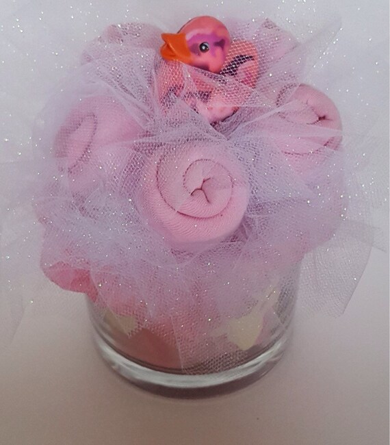 Camouflage Shower Centerpiece Baby Washcloths Baby Shower Etsy