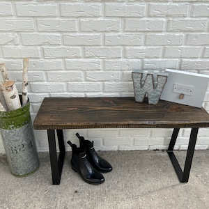 Distressed Outdoor Entryway Bench Farmhouse Shoe Bench