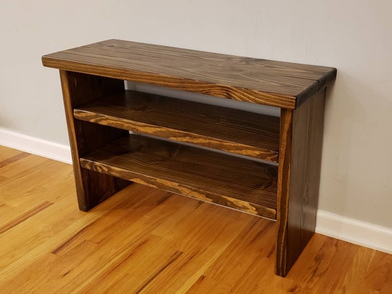 Tall Entryway Shoe Rack And Bench Etsy