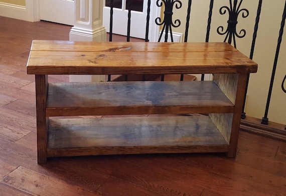Entryway Shoe Rack And Bench Rustic Shoe Bench