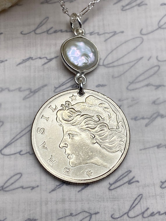 1970 on sale coin necklace