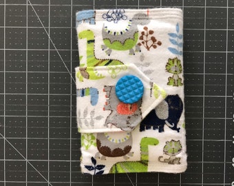 Handmade Crayon and Marker, Dinosaurs and more, Crayon and Marker Wallet