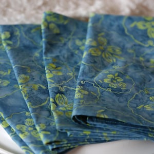 Handmade Large Cloth Napkins; Unique Nautical Cloth Napkins; Great Housewarming Gift!;  Beach Home Cloth Napkins