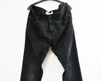 Stretch Tapered Jeans, Black Jeans, Faded Jeans, Vintage Jeans, Mens Jeans, Retro Jeans, Tapered Jeans, Stretch Jeans