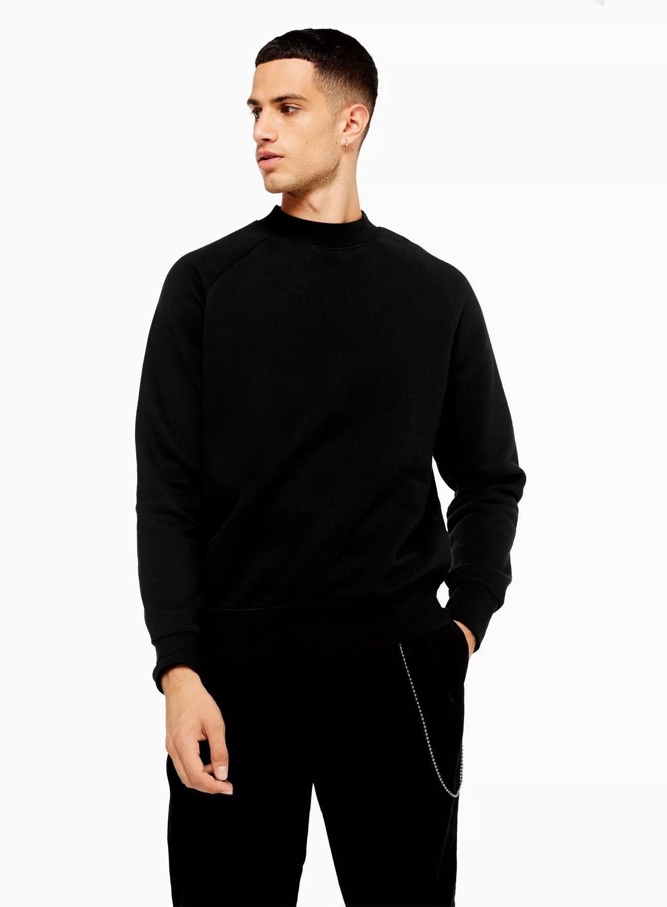 High Neck Sweatshirt - Etsy Australia