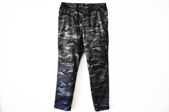 camo trousers black and white