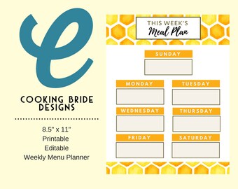 printable recipe binder kit editable recipe template blank etsy
