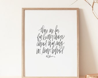 CS Lewis Quote Print: Literary Art, Book Lover Gift