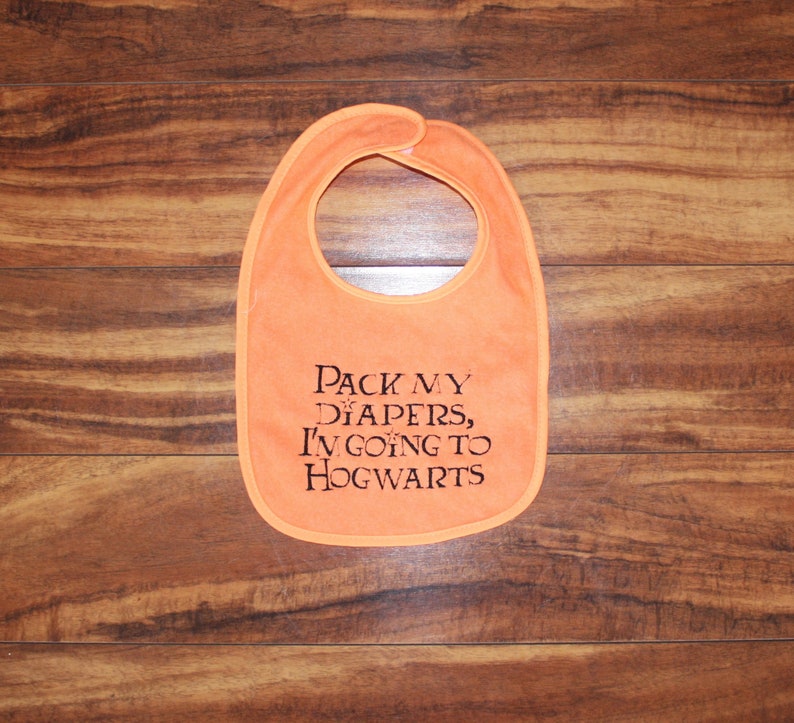 Harry Potter bibs Harry Potter baby Harry potter kids Hogwarts Etsy