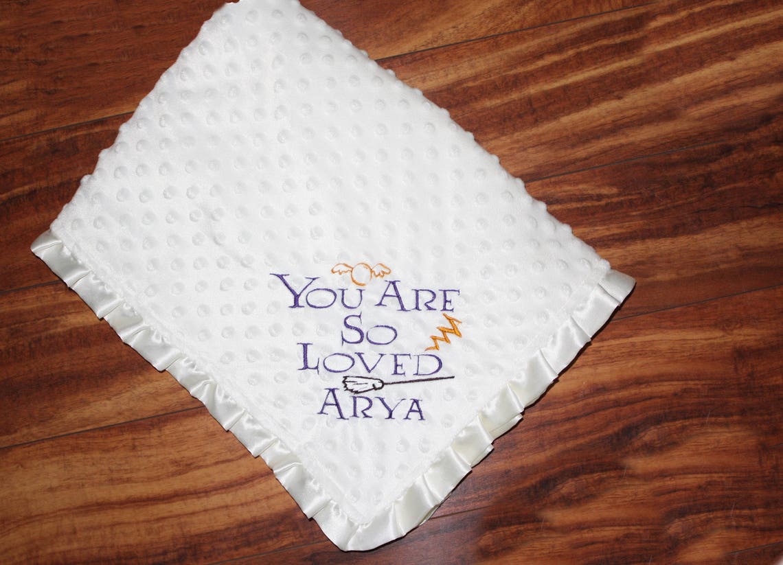You Are so Loved Harry Potter Blanket Harry Potter Baby Etsy
