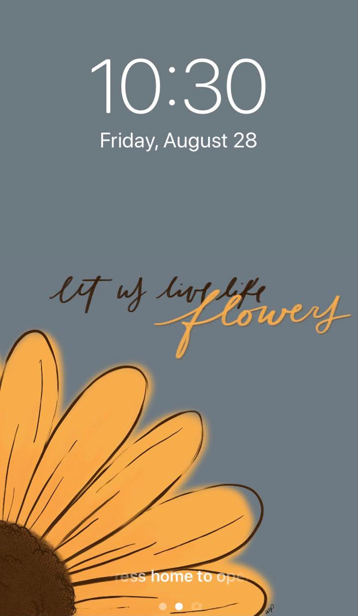 Sunflower Phone Wallpaper / Flower Digital Background / Etsy