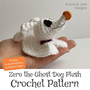 Zero the Ghost Dog Häkelanleitung: Nightmare goldene Weihnachten (PDF-Häkelanleitung)