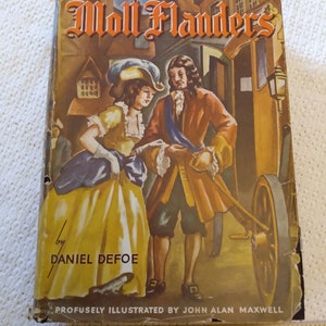 Vintage &quot;Moll Flanders&quot; by Daniel Defoe