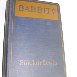 Babbitt, by Sinclair Lewis 1922