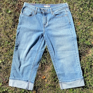 Y2K Levi Strauss Levi’s Classic 515 Capri Biker Babe Denim Jeans