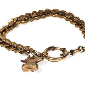 Bracelet Vintage Élégant Plaque L.G.F. Charnier Allemagne – Parfait Pour Une Montre Classique Homme