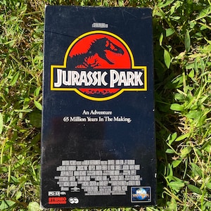Jurassic Park (VHS, 1993) Original Movie An Adventure 65 Million Years In The Making