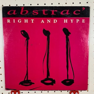 Vintage Abstrac&#39; - Right and Hype - Reprise Records - 0-21278 Vinyl 12&quot; 33 1/3 RPM Maxi Single