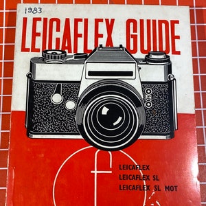 Vintage 1975 Focal Camera Leicaflex Guide