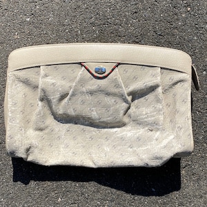 Louis Vuitton Vintage - Monogram Rayures Noe Bag - Brown White - Canvas and  Vachetta Leather Handbag - Luxury High Quality - Avvenice