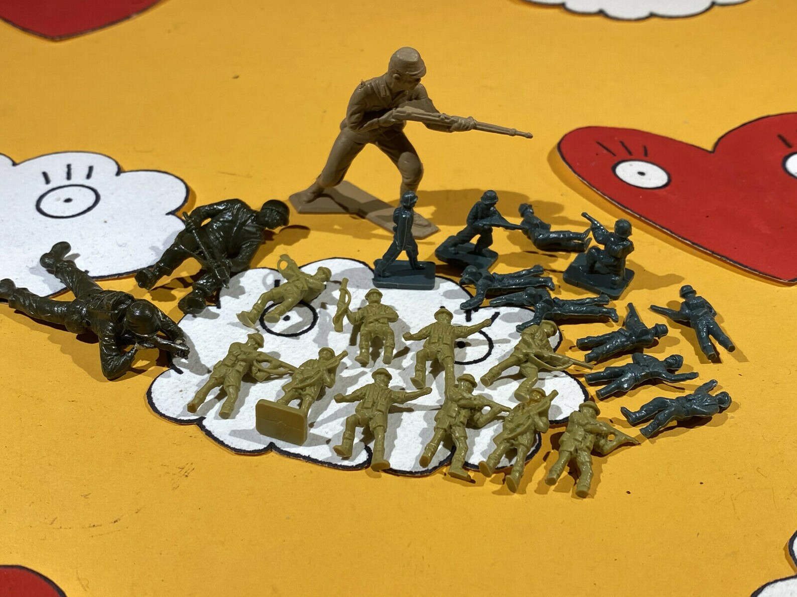 Vintage Marx 'IWO JIMA' Playset Japanese Imperial US Etsy