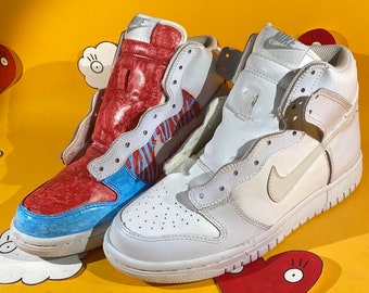 Nike Dunk High (GS) Kids Style 308319-112 White 4.5 Youth - Etsy