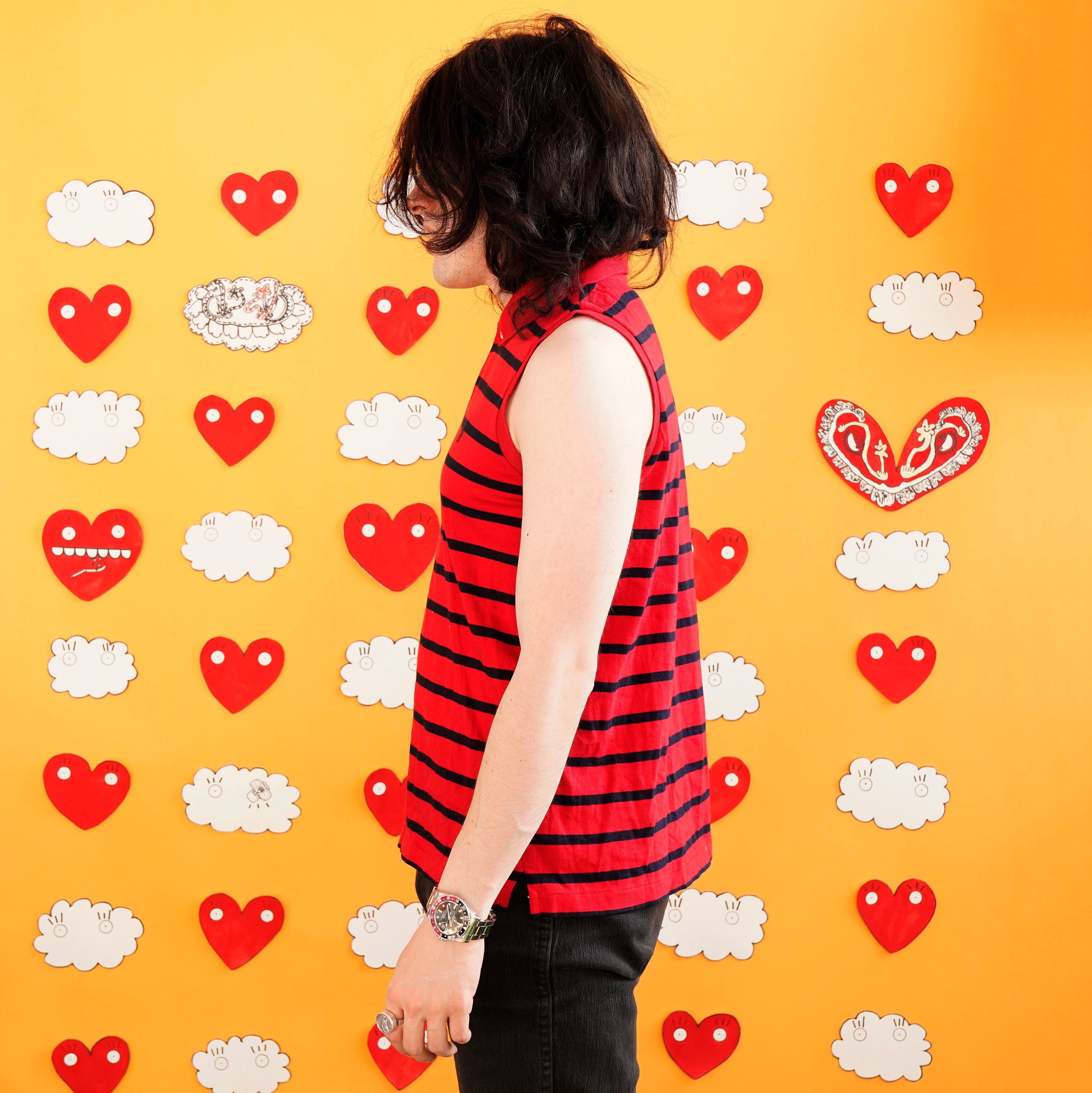 RALPHLAURENラガーシャツ USA 90s 00s Y2K LOLIFE Vintage Toddler Kids Y2ks Green Blue Yellow Striped Long