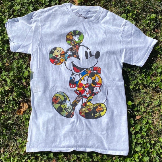 rainbow mickey mouse shirt