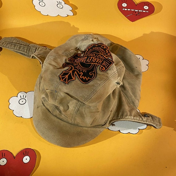 Antique Military Motorcycle Hat With 