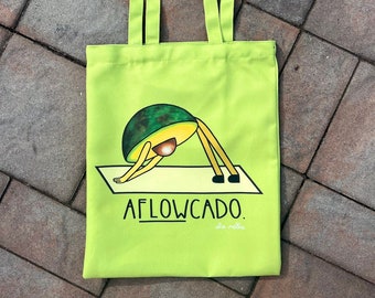 Aflowcado - Avocado Yoga Tote Bag