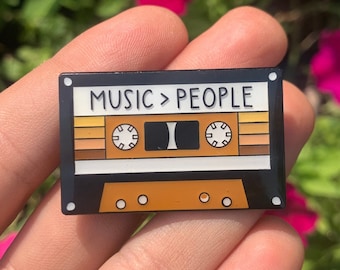 Music > People - Mixtape Enamel Pin