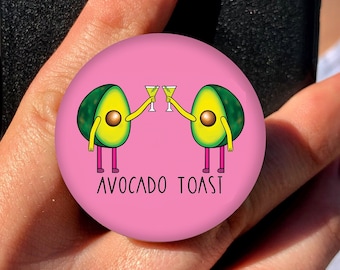 Avocado Toast - Avocado Cell Phone Grip