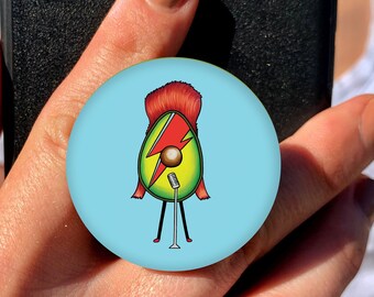 David Bowie - Avocado Cell Phone Grip