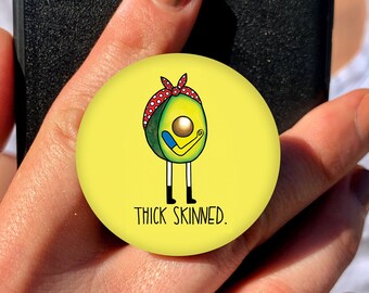 Thick Skinned - Avocado Cell Phone Grip
