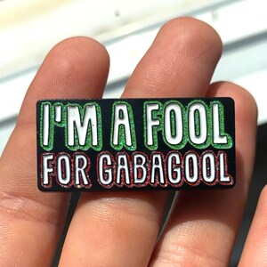 I'm a fool for gabagool funny Italian food pin image 2