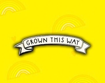 Grown This Way - Avocado Enamel Pin