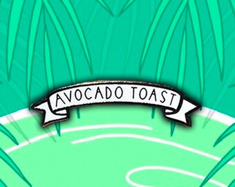 Graziosa spilla a cuore di avocado - Ti amo Avocado - frutto
