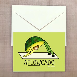 Aflowcado - Avocado Greeting Card
