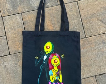 Jack & Sally - Avocado Tote Bag