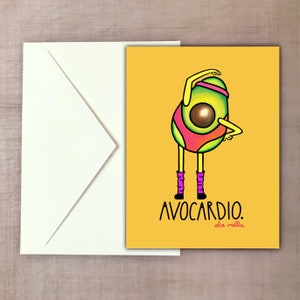 Avocardio - Avocado Grußkarte