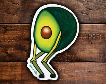 Back That Hass Up - Avocado Sticker