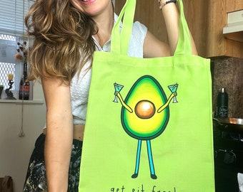 Get Pit Faced - Avocado Tote Bag