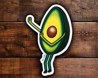 Lean Wit It Guac Wit It - Avocado Sticker