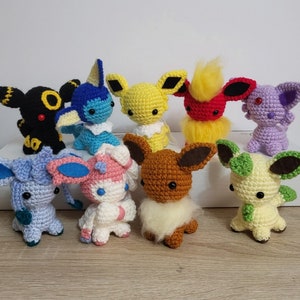 Eeveelutions Crochet Amigurumi - ORDER MADE