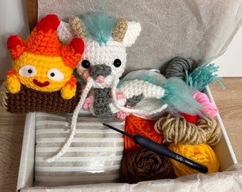 Haku Calcifer Amigurumi Crochet DIY KIT