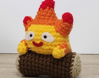 Calcifer amigurumi - Das wandelnde Schloss